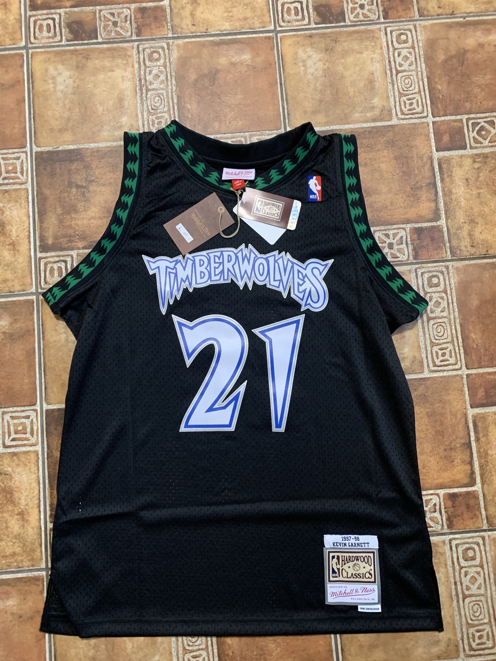 Mitchell & Ness Minnesota Timberwolves 1997/98 Kevin Garnett Jersey SizeL